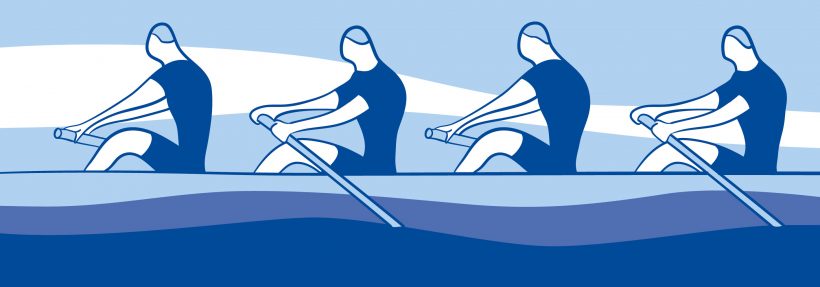 rowing quad illustration