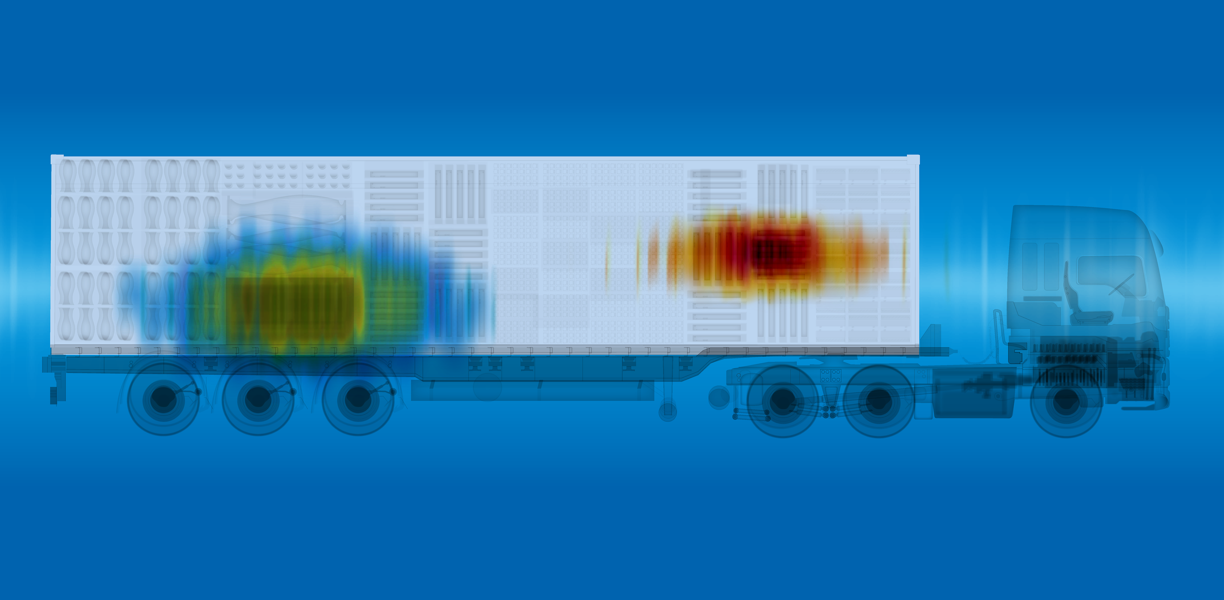 x-ray and radiation heat map visualisation